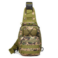 Sac à dos tactique JSH pour homme, grande capacité, poignée souple, bandoulière, doublure Oxford, fermeture éclair, multifonction, sac à bandoulière unique