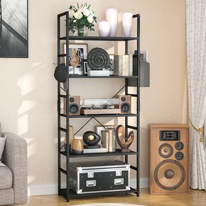 Estantería de almacenamiento de 6 niveles, estantería <span class=keywords><strong>Vertical</strong></span> moderna para libros, dormitorio, sala de estar y oficina en casa - Product Image 2