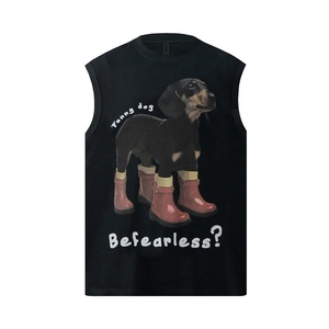 Débardeur d'été sans manches pour homme, motif tête de chien de chasse rétro Doberman Inu, style Hip Hop, coupe ample, séchage rapide, respirant - Product Image 3