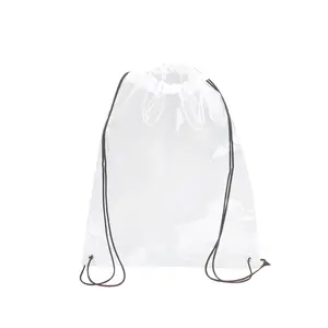 透明聚氯乙烯拉绳袋时尚透明NWCSEZ654