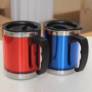 Botella de Agua con Aislamiento al Vacío de Acero Inoxidable de Doble Capa con Asa <span class=keywords><strong>para</strong></span> Café, <span class=keywords><strong>para</strong></span> <span class=keywords><strong>Estudiar</strong></span> y Trabajar en Interiores - Product Image 3