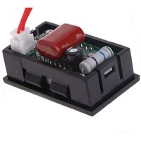Voltmeter LED Digital Baru 0.56 Inci AC 30-500V Panel Meter Tester dengan Layar Merah 2 Kabel Tester 110V 220V 380V Pemasangan 22mm