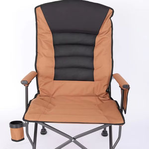 كرسي تخييم محمول خارجي للبيع بالجملة ، كرسي حدوة حصان من الألومنيوم قابل للطي بتصميم حديث مع حامل أكواب - Product Image 1