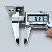Composants de quincaillerie usinés CNC électroplaqués sur mesure en acier inoxydable, emboutisserie profonde pour la fabrication OEM