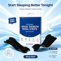 Bandes nasales de marque privée de qualité médicale CE, hypoallergéniques, sans latex, non tissées, favorisant une respiration nasale fluide pour le sommeil, faible MOQ