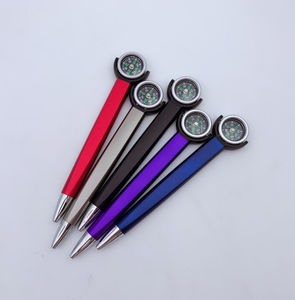 Stylo à bille avec <span class=keywords><strong>boussole</strong></span> au design original, logo personnalisé, stylo à bille en plastique - Product Image 1