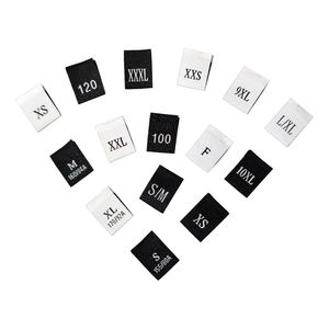 סיטונאי באיכות גבוהה S M L XL XXL XXXL גודל תווית תגיות תוויות בגדים ארוגים גודל תגים - Product Image 6