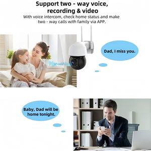 LETONDA 2MP HD Mini Dome-Kamera Dual-Antenne Intelligente Bewegungs verfolgung Zweiwege-Audio überwachung Unterstützt NVR/Cloud - Product Image 3