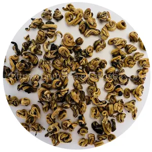 Chinese yunnan black tea golden spring snail spiral dian hong jin luo