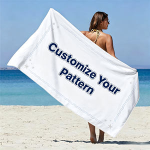 Serviette de plage en microfibre sublimée à séchage rapide, sans sable, personnalisable avec logo, légère, imprimée numériquement, vente en gros - Product Image 1