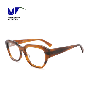 Lunettes de lecture vintage pleine monture taille 53-18-145, unisexe, anti-lumière bleue, verres optiques transparents, design tendance, légères - Product Image 4