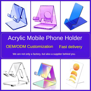 Điện thoại di động chủ phụ kiện máy tính để bàn-văn phòng trong suốt điện thoại chủ Acrylic điện thoại chủ Máy tính để bàn Acrylic bàn - Product Image 4
