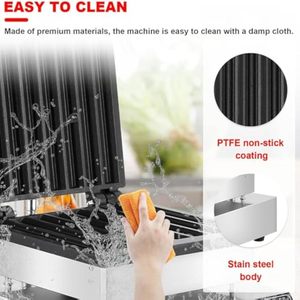 Gaufre beignet espagnole électrique double face chauffante Churro Dessert Snack Machine température Machine commerciale Churro Maker - Product Image 4