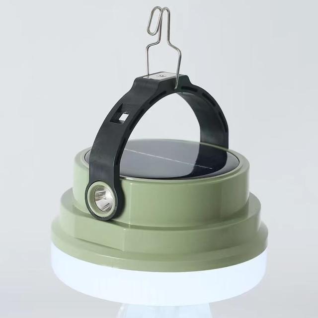 Magnetic Mounted Hooking Camping Light Rechargeable Multi-function LED Flashlights Emergency UFO Solar Lantern