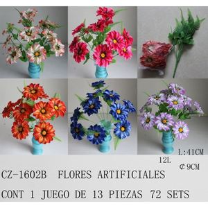 CASAMAX WL CZ-1602B Fleurs Artificielles Décoration Maison Bouquet de Fleurs Élégant Durable Portable Premium Stylé - Product Image 1