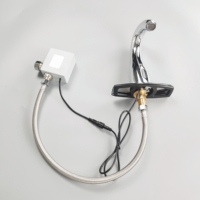 Robinet de salle de bain intelligent à capteur, monotrou, en cuivre, contemporain, à économie d'énergie, sans alimentation externe, nouvelle génération