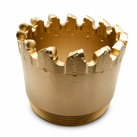 Foret de forage PDC en acier au carbone forgé de 76 mm/93 mm/112 mm/133 mm/152 mm/151 mm pour le forage géothermique, burin PDC de haute qualité