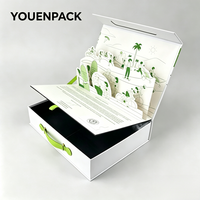 Caja de Regalo de Lujo con Diseño 3D de Monumentos de la Ciudad, Caja de Embalaje Personalizada con Tapa Abatible, Caja de Regalo de Escultura de Papel Pop-up para Aniversarios Empresariales