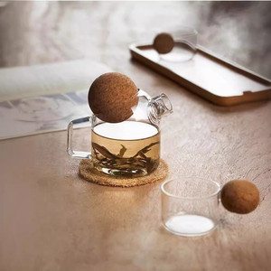 <span class=keywords><strong>เหยือก</strong></span>น้ำแก้วใสทำมือจากแก้วโบโรซิลิเกตคุณภาพสูง พร้อมหูจับและฝาปิดแบบลูกก๊อก ผลิตภัณฑ์เครื่องดื่มที่เป็นมิตรต่อสิ่งแวดล้อมและยั่งยืน - Product Image 6