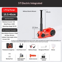 Kit de cric hydraulique électrique 12V en gros d'usine 1-10T avec clé et pompe à air – Outils portables de réparation automobile