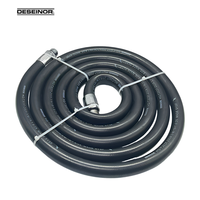 DESEINOR Acoplamiento de Manguera para Combustible, Manguera para Dispensador de Combustible GY-459A, Certificación UL, Resistente al Aceite, Alambre de Acero y Goma, 3/4 pulgadas/1 pulgada