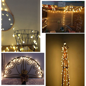 Sáng Bóng Sọc Đầy Màu Sắc Bông Bóng Chuỗi Ánh Sáng Thanh Tường Hành Lang Trang Trí Giáng Sinh Đám Cưới Đảng Cổ Tích Đèn - Product Image 5