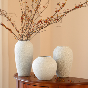 Vase en céramique blanche de style Art Déco, design chinois rétro créatif, à grand ouverture, pour hydroponie, spécial Dracaena <span class=keywords><strong>Sanderiana</strong></span>, pour intérieur - Product Image 4