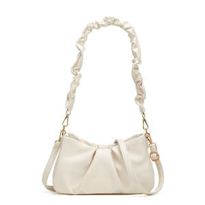 Sac à bandoulière rétro pour femmes, sac à bandoulière décontracté à la mode pour quatre saisons, sac à bandoulière portable en PU avec fermeture éclair, nouvelle série - Product Image 3