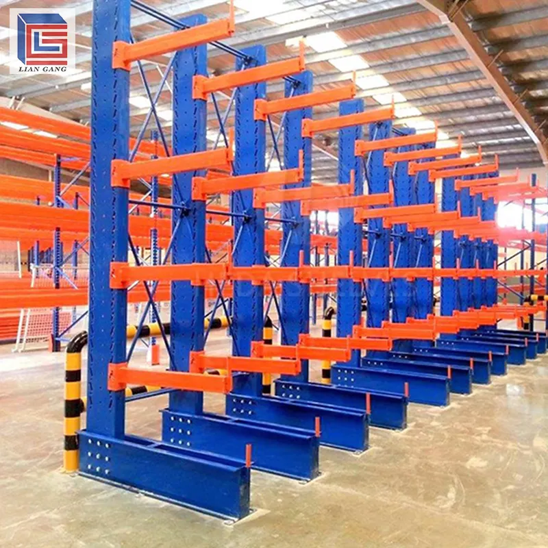 Étagères pour tuyaux industriels Bras Étagère d'entrepôt en acier Stockage Métal Heavy Duty Rack Cantilever Racking