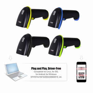 Escáner de código de barras inalámbrico para supermercado, lector de código de barras láser 1D 2D con <span class=keywords><strong>Android</strong></span> iOS Windows, cable USB, recargable - Product Image 5