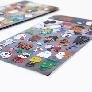 Halloween 3D Puffy Ghost Stickers Sheets para niños Ghost Mummy Vampire Scrapbooking Bubble Stickers para Halloween - Product Image 3