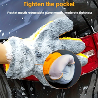 Gants de dépoussiérage en microfibre réutilisables pour plantes, nettoyage des feuilles, des stores de voiture et de la maison