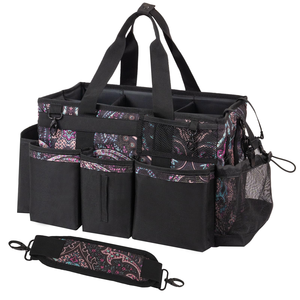 Bolsa de Almacenamiento Grande con Múltiples Bolsillos para Herramientas de Limpieza del Hogar, Organizador de Productos de Limpieza - Product Image 1