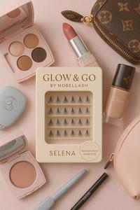 हॉट सेल क्लस्टर लुक्स हाथ से बनाया गया व्यक्तिगत मिश्रण कर्ल प्राकृतिक fax mink dilash समूहों के प्रशंसक - Product Image 6