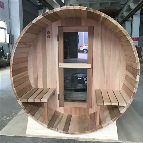 saunas outdoor barrel sauna dry steam room joycee red cedar wood