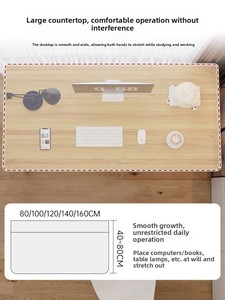 Moderner Büro computer tisch Einfacher rechteckiger Schreibtisch für das Arbeits zimmer Schlafzimmer Stilvoller Desktop-Schreibtisch für modernes Büro - Product Image 2