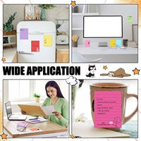 Notes autocollantes doublées LOGO personnalisables haut de gamme blocs-notes drôles 4x3 pouces blocs-notes auto-adhésifs fournisseur de bureau