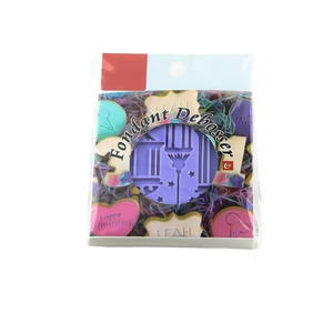 Biscotti <span class=keywords><strong>di</strong></span> cottura, decorazione <span class=keywords><strong>di</strong></span> <span class=keywords><strong>torta</strong></span>/<span class=keywords><strong>pasta</strong></span> <span class=keywords><strong>di</strong></span> <span class=keywords><strong>zucchero</strong></span>/Cupcake buon compleanno fondente goffratrice 3D Design Cookie timbro - Product Image 3