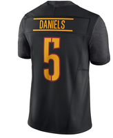 Jahitan Berkualitas Terbaik Dapat Disesuaikan # 5 DANIELS # 17 McLAURIN # 99 REMAJA # 1 DOTSON  Jersey Sepak Bola Amerika