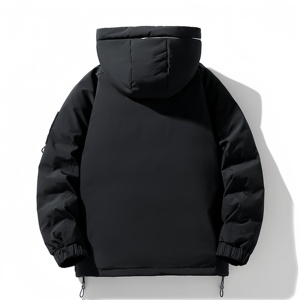 Giacca Invernale da Uomo in Maglia Traspirante con Cerniera e Logo Personalizzato, Cappotto Casual per Esterni - Product Image 5