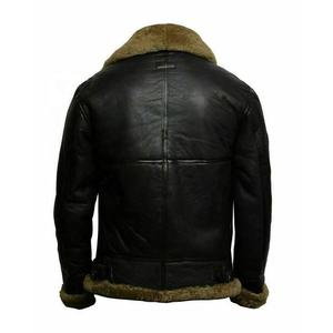 Chaqueta Bomber para hombre, venta al por mayor, personalizada, informal, cuello levantado con cremallera y piel, disponible en colores personalizados - Product Image 2