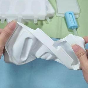 Nuevo molde <span class=keywords><strong>de</strong></span> helado <span class=keywords><strong>de</strong></span> <span class=keywords><strong>silicona</strong></span> DIY con 3 ranuras conectadas con tapa Stick Cake Tools en Stock <span class=keywords><strong>para</strong></span> <span class=keywords><strong>Amazon</strong></span> - Product Image 3