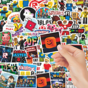 60 pegatinas de <span class=keywords><strong>Roblox</strong></span> para <span class=keywords><strong>juegos</strong></span> populares transfronterizos, grafitis, juguetes personalizados, pegatinas impermeables al por mayor - Product Image 3