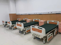 Roulette de verrouillage central de roues PU médicales de 5 pouces pour roues médicales de lit d'hôpital