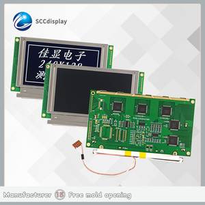 Módulo de Pantalla Gráfica Industrial 240128C-1, Proveedores de Módulos LCD DFSTN Negativos Negros con Retroiluminación LED Blanca de 5.0V/3.3V - Product Image 6