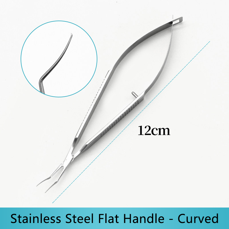 Stainless Steel Flat-Shank Half-Moon Curved