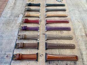 Giro hecho a mano de pulsera correa de banda de reloj de cuero genuino pulsera de MCR-0050 - Product Image 5