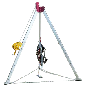 Telescopic electric tripod lifting hoist tripod Safety rescue Lifting Tripod