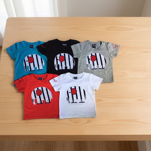 Ropa con estampado de letras para bebés, Tops de manga corta, camiseta, atuendo de algodón para primavera e invierno - Product Image 2