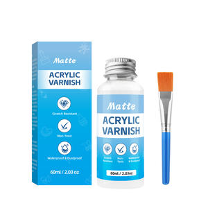 XinyiArt, 60ml, 120ml, barniz de <span class=keywords><strong>arcilla</strong></span> mate brillante, barniz de <span class=keywords><strong>arcilla</strong></span> seco <span class=keywords><strong>al</strong></span> <span class=keywords><strong>aire</strong></span> para artesanía, cerámica, acabado brillante a prueba de agua, resistente a los arañazos - Product Image 5